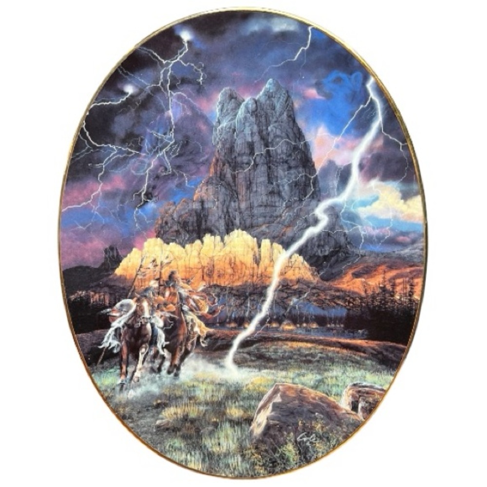 VTG 1996 Bradford Exchange Limited Edition Summoned Spirits Decorative Plate